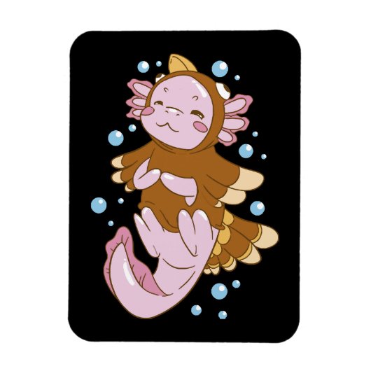 ターキー ディスガイズ アホロートル 楽しい マグネット (縦)