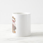 ターキー・トラブル - 面白い七面鳥デザイン コーヒーマグカップ (中央)