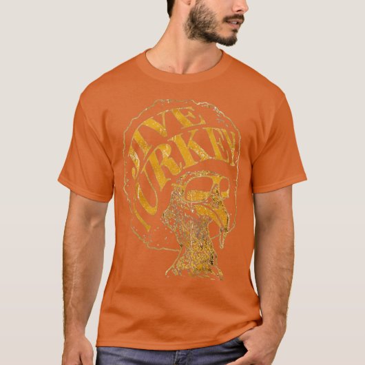 ターキー・ファンクフル・サンクスギビング Tシャツ (正面)