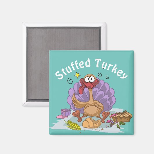 ターキ詰まったーおもしろいガ マグネット (正面/裏面)