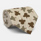 ターキ飛んでいるー ネクタイ (ロール)