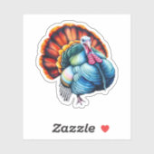 ターキ鮮やかープライドアークラシックトTシャツ シール (シート)