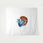 ターキ鮮やかープライドアークラシックトTシャツ タペストリー (正面(横))