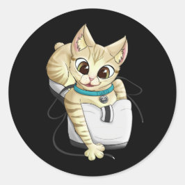 ターククラシック丸ステッカー ラウンドシール