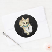 ターククラシック丸ステッカー ラウンドシール (封筒)