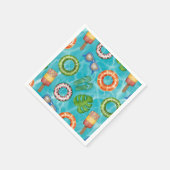 ターククールワイズプールパーティー スタンダードカクテルナプキン (角)