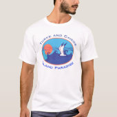 タークスとカイコスアイランドパラダイスウェーブズTシャツ Tシャツ (正面)
