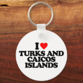 タークスとカイコス諸島が大好き キーホルダー (正面)