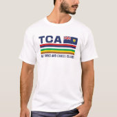 タークスとカイコスISOアルファ3デザイン Tシャツ (正面)