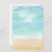 タークスへヴァケーション バチェロレッテ ウェディング 招待状 (裏面)