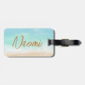 タークスギフト荷物タグに連れて行く ラゲッジタグ (裏面横)