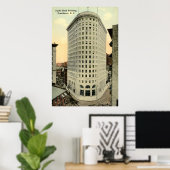 タークスヘッド建物プロビデンスRI 1915ヴィンテージ ポスター (ホームオフィス)