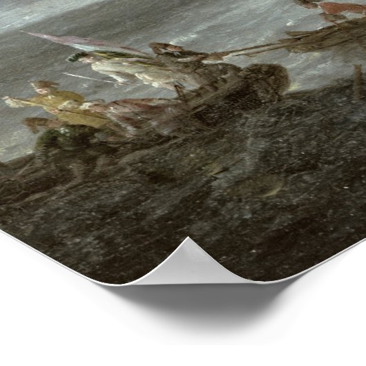 タークス地中海のからの攻城下の城 ポスター (角)