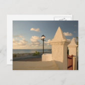 タークス諸島およびケイコス諸島、グランドターク島、コックバーン ポストカード (正面/裏面)