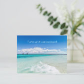 タークス諸島とケイコス諸島 ポストカード (スタンド正面)