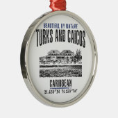 タークス諸島とケーコス諸島 メタルオーナメント (右)