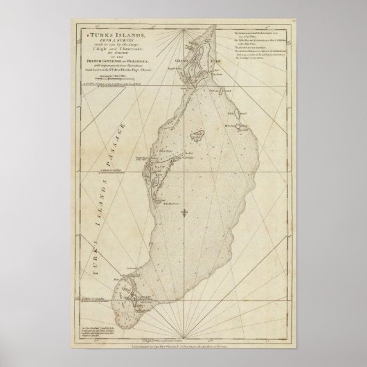 タークス諸島 ポスター (正面)