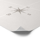 タークス・カイコスの地図 ポスター (角)