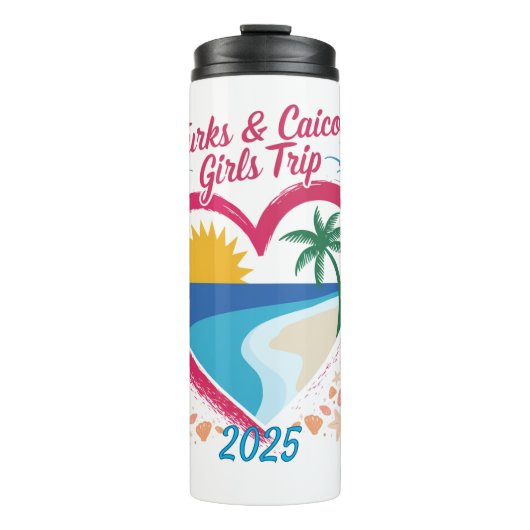 タークス&カイコスガールズトリップトロピカルパラダイス タンブラー (正面)