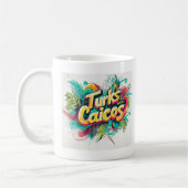 タークス&カイコスグラフィティビベス：島の通りアート コーヒーマグカップ (左)