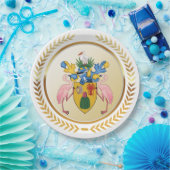 タークス&カイコスコート・オブ・アームズ ペーパープレート (パーティー)