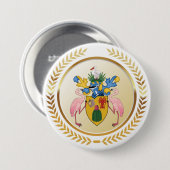 タークス&カイコスコート・オブ・アームズ 缶バッジ (正面&裏面)