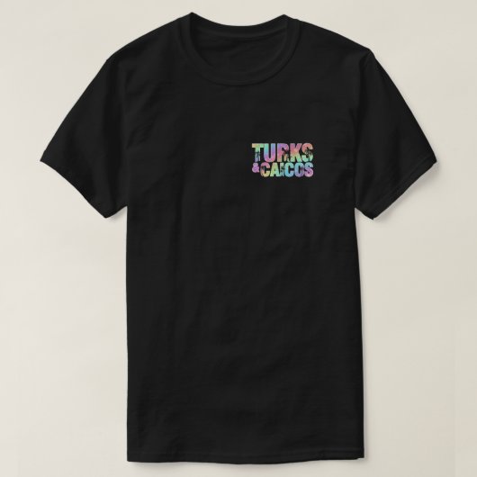 タークス&カイコスパームツリーズお土産 Tシャツ (デザイン正面)