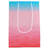 タークス・カイコスブルー・コーラルグラデーション ミディアムペーパーバッグ (裏面)