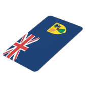 タークス・カイコス国旗 マグネット (左側)