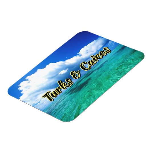 タークス&カイコス海の空 マグネット (左側)