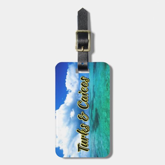 タークス&カイコス海の空 ラゲッジタグ (正面縦)