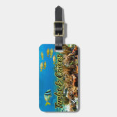 タークス&カイコス珊瑚礁ラゲージタグ ラゲッジタグ (正面縦)