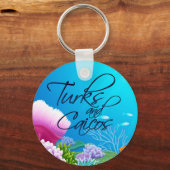 タークス・カイコス礁 キーホルダー (正面)