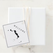 タークス・カイコス結婚ズ歓迎バッグギフトラベル フェイバータグ (インサイチュ)