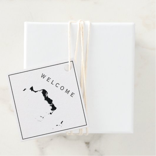 タークス・カイコス結婚ズ歓迎バッグギフトラベル フェイバータグ (インサイチュ)