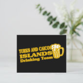 タークス・カイコス諸島の飲みチーム ポストカード (スタンド正面)