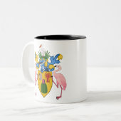 タークス・カイコス諸島エンブレム ツートーンマグカップ (正面左)