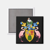 タークス・カイコス諸島エンブレム マグネット (正面/裏面)