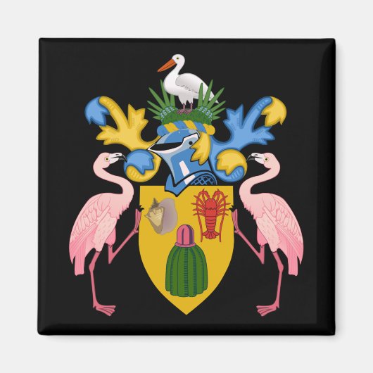 タークス・カイコス諸島エンブレム マグネット (正面)