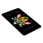 タークス・カイコス諸島エンブレム マグネット (右側)