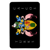 タークス・カイコス諸島エンブレム マグネット (縦)