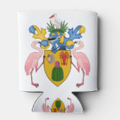 タークス・カイコス諸島エンブレム 缶クーラー (裏面)