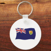 タークス・カイコス諸島国旗キーチェーン キーホルダー (正面)
