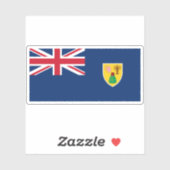 タークス・カイコス諸島国旗 シール (シート)