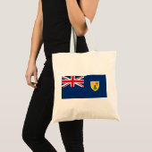 タークス・カイコス諸島国旗 トートバッグ (正面(商品))