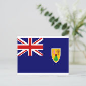 タークス・カイコス諸島国旗 ポストカード (スタンド正面)