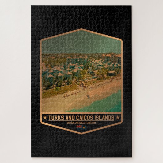 タークス・カイコス諸島 ジグソーパズル (縦)