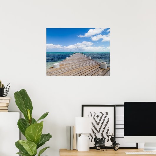 タークス・カイコス諸島 ポスター (ホームオフィス)