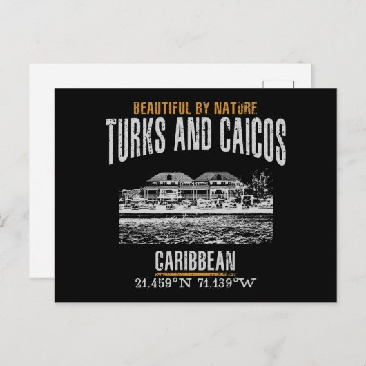タークス・カイコス諸島 ポストカード (正面/裏面)