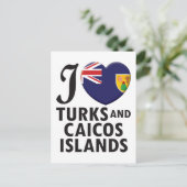 タークス・カイコス諸島。 ポストカード (スタンド正面)